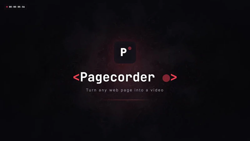 Pagecorder screenshot 1 (video preview)