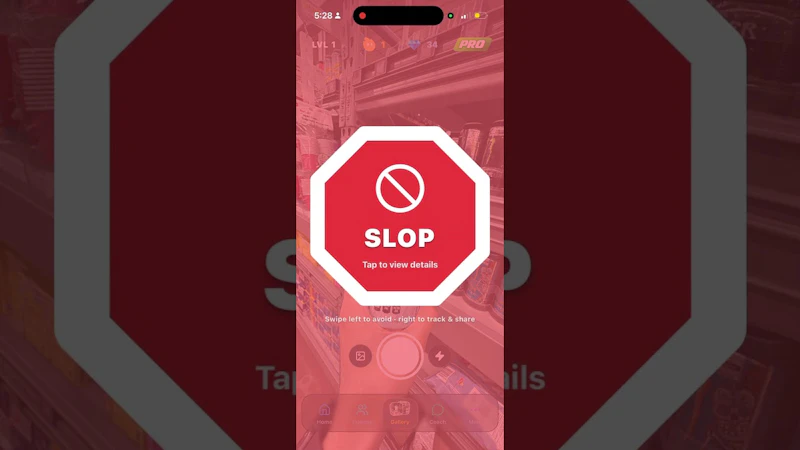 Slop Detector screenshot 1 (video preview)