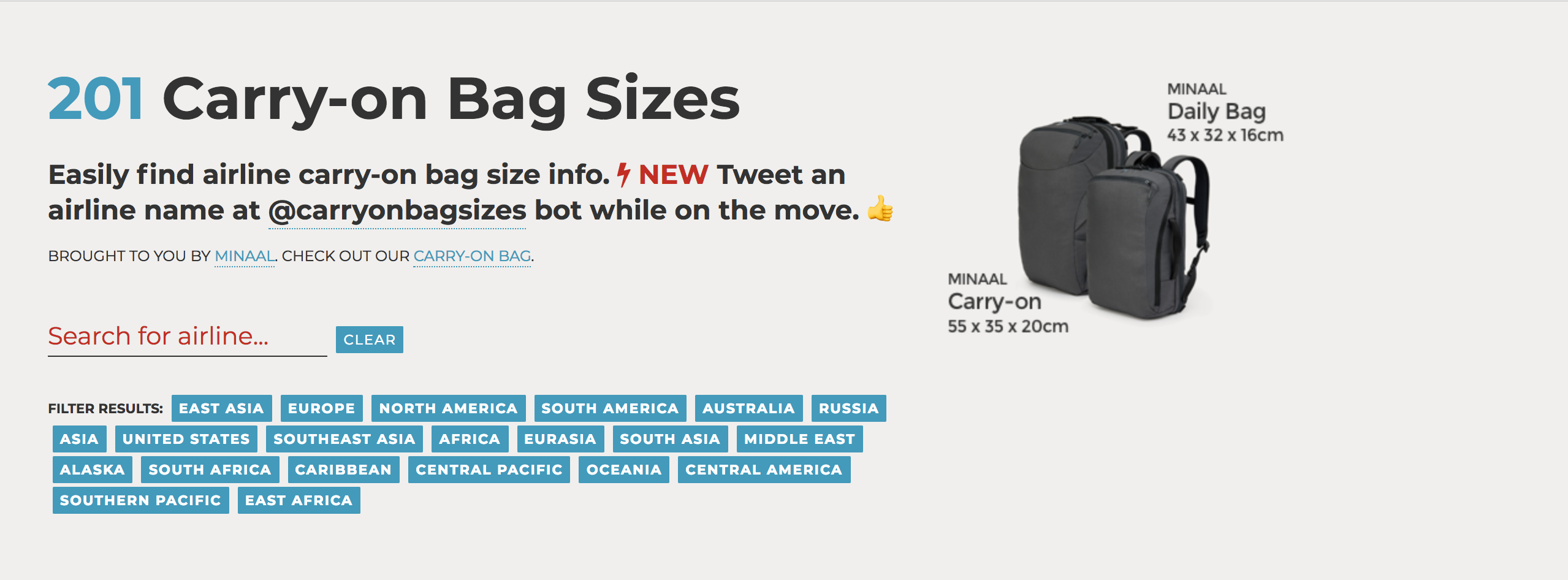 Airline Carry-on Bag Sizes gallery image