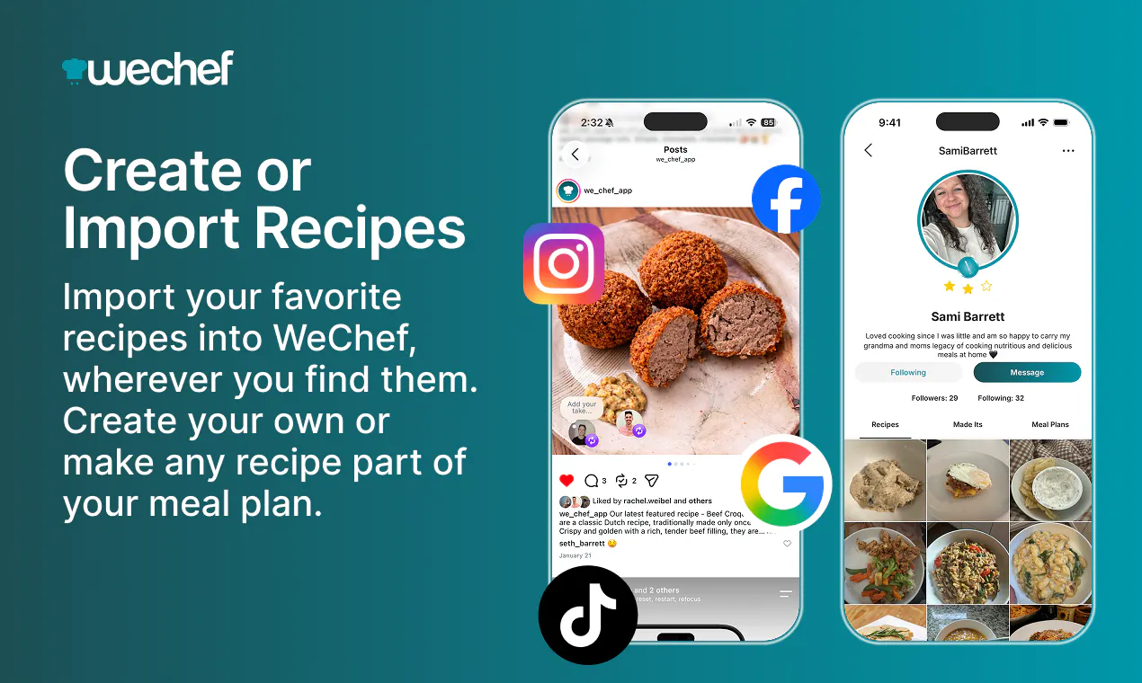 WeChef: Social Meal Planning gallery image