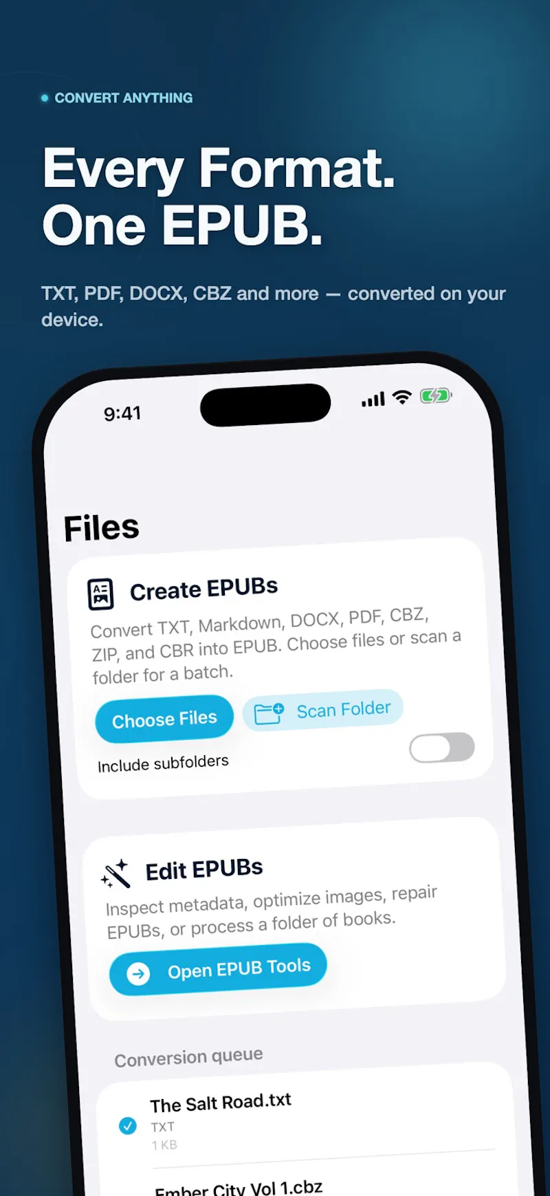 FolioBind: EPUB Studio screenshot 1