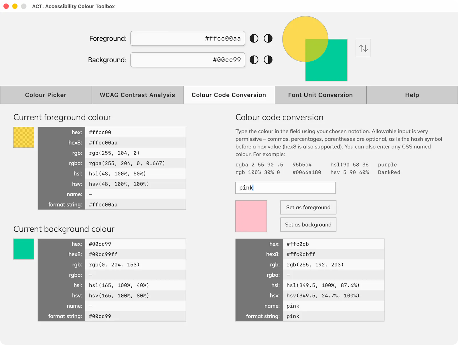 ACT screenshot 3