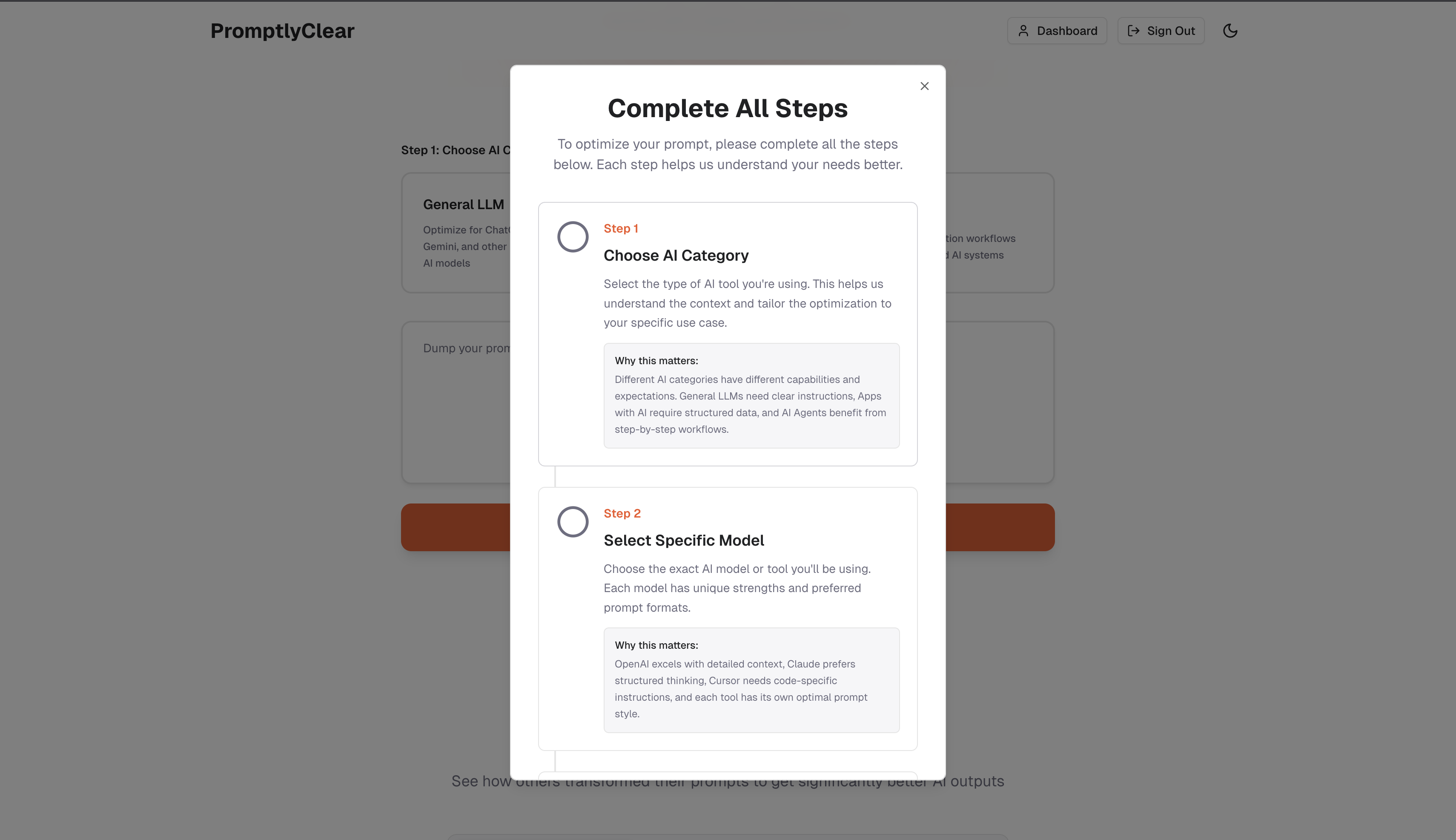 PromptlyClear gallery image