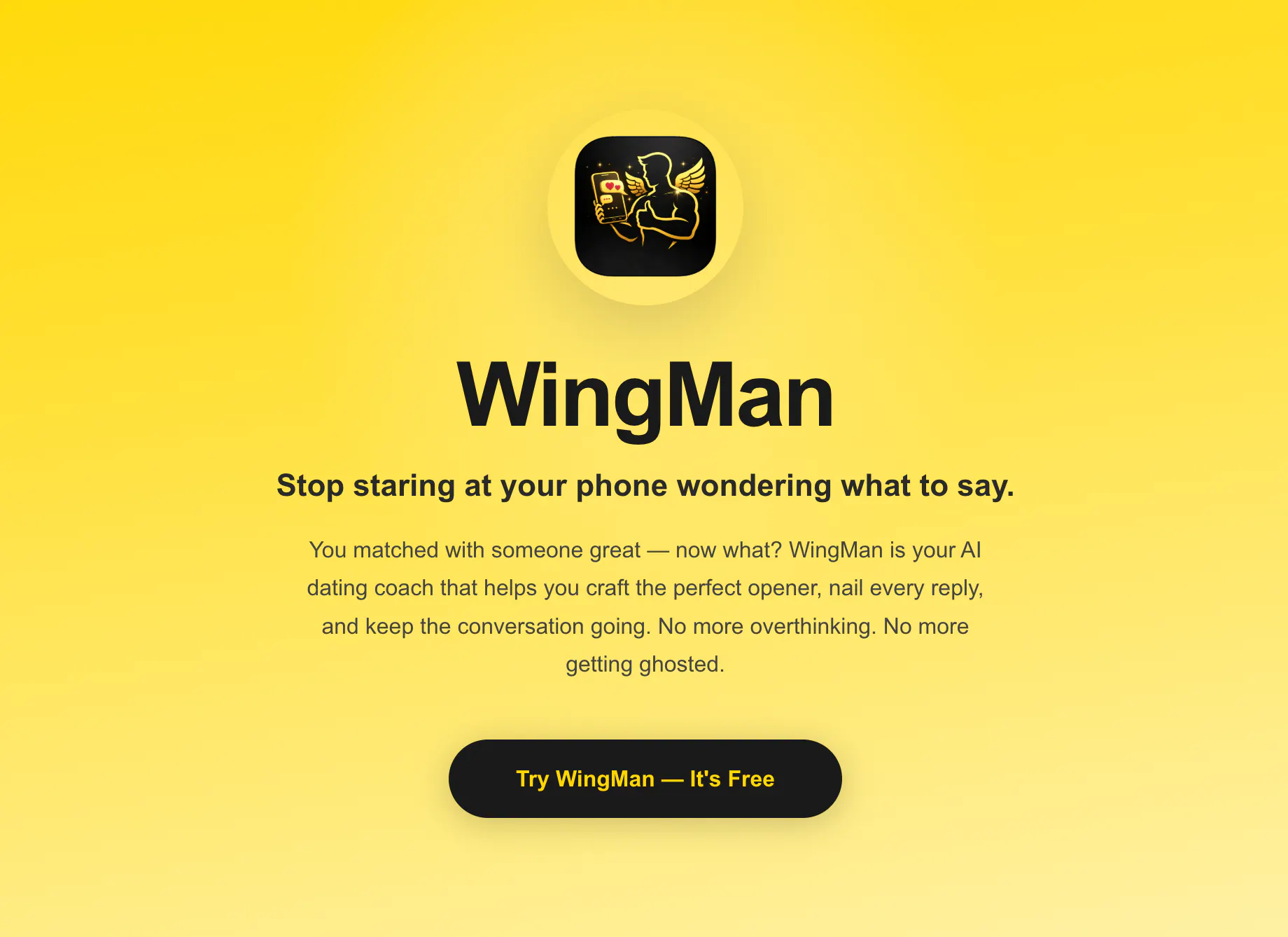 WingMan 제품 배너