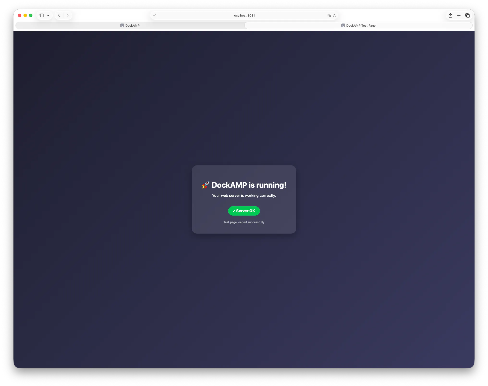 DockAMP Webstack Manager for Docker gallery image