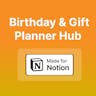 Birthday & Gift Planner Hub