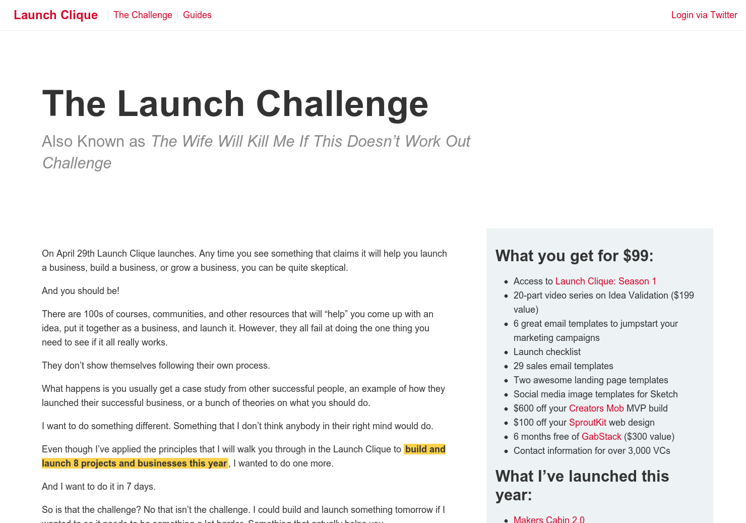 Launch Clique gallery image