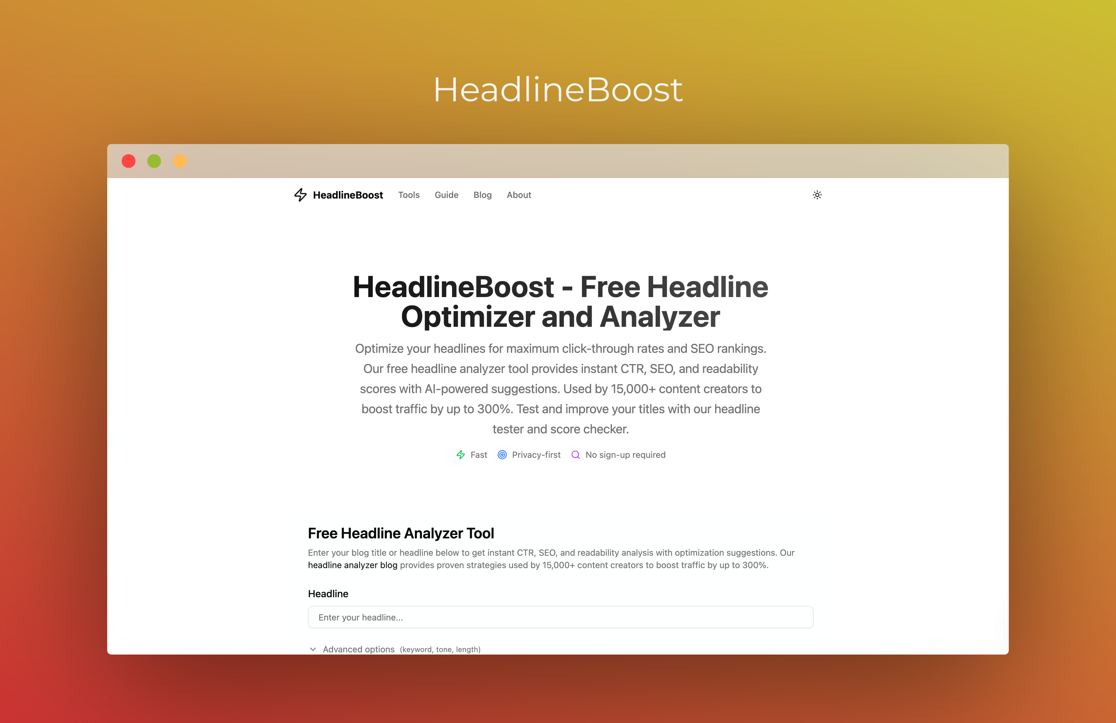 HeadlineBoost gallery image
