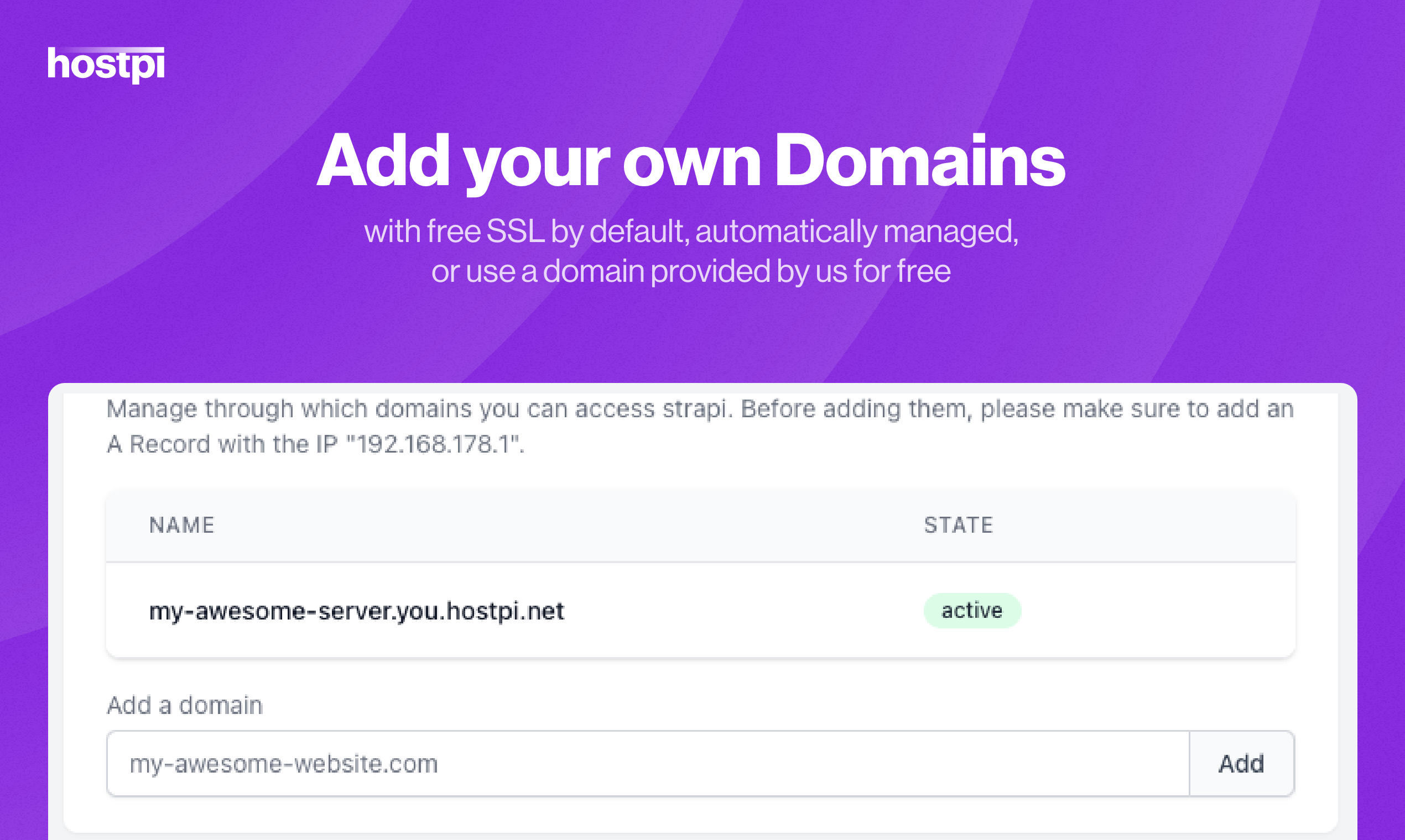 hostpi gallery image