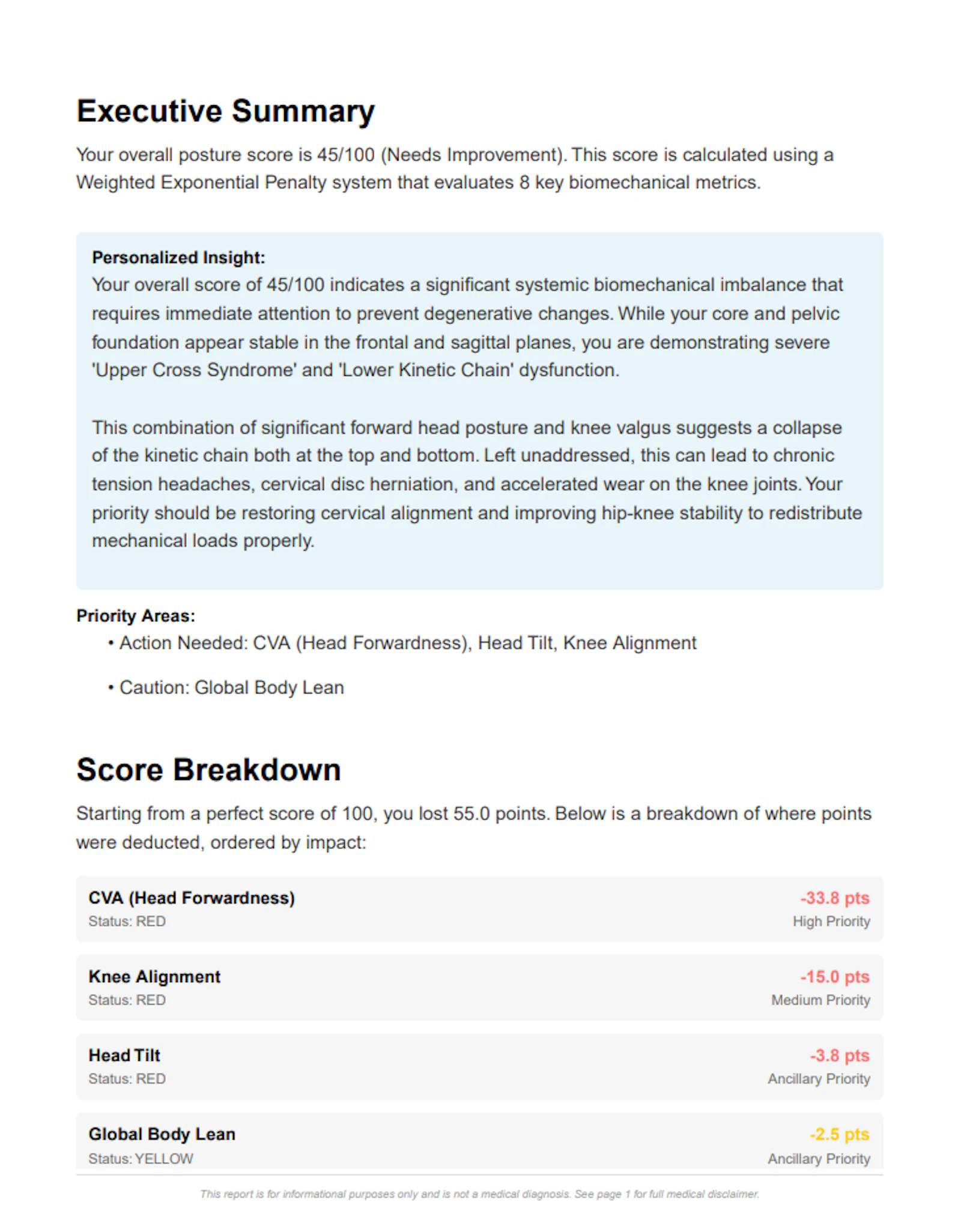 Free Posture Analysis screenshot 5