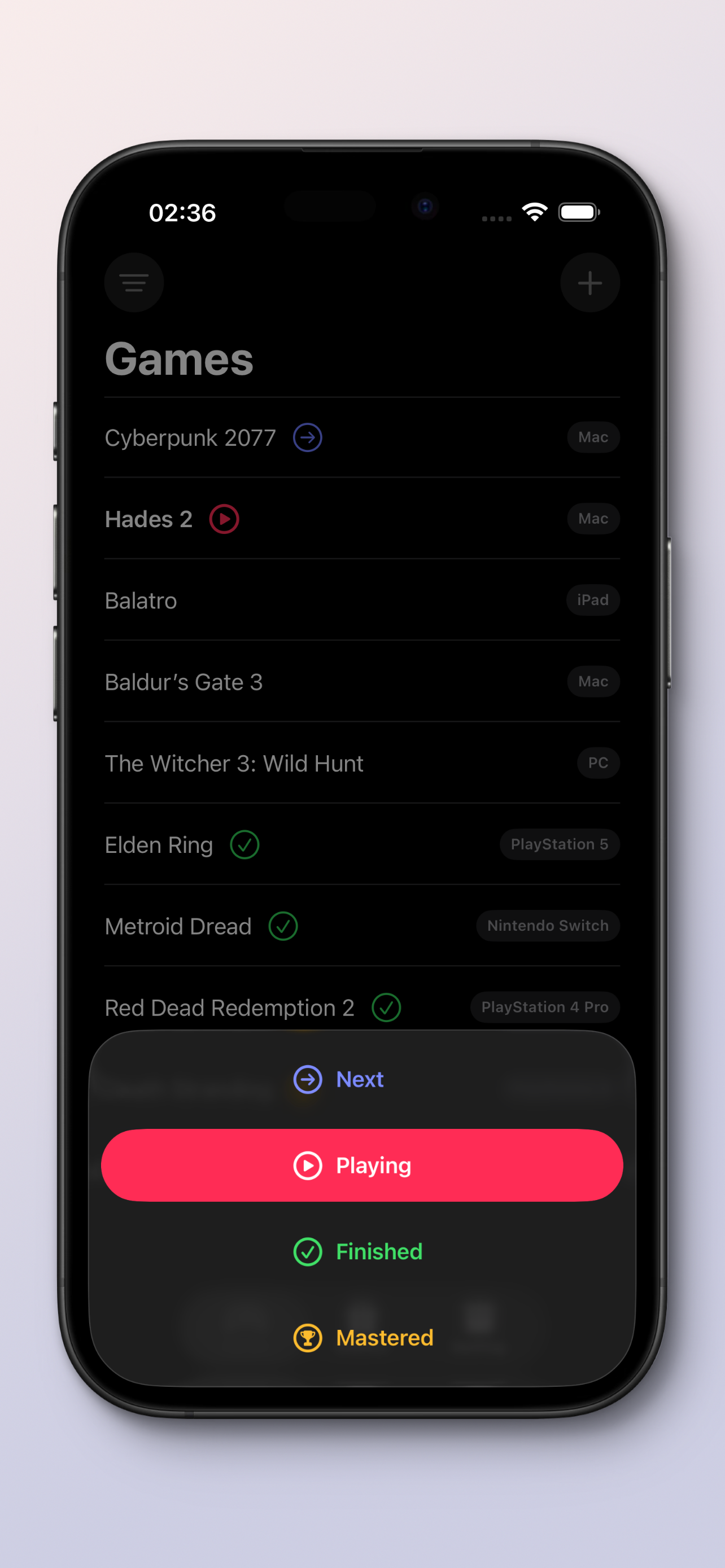Game Menu gallery image
