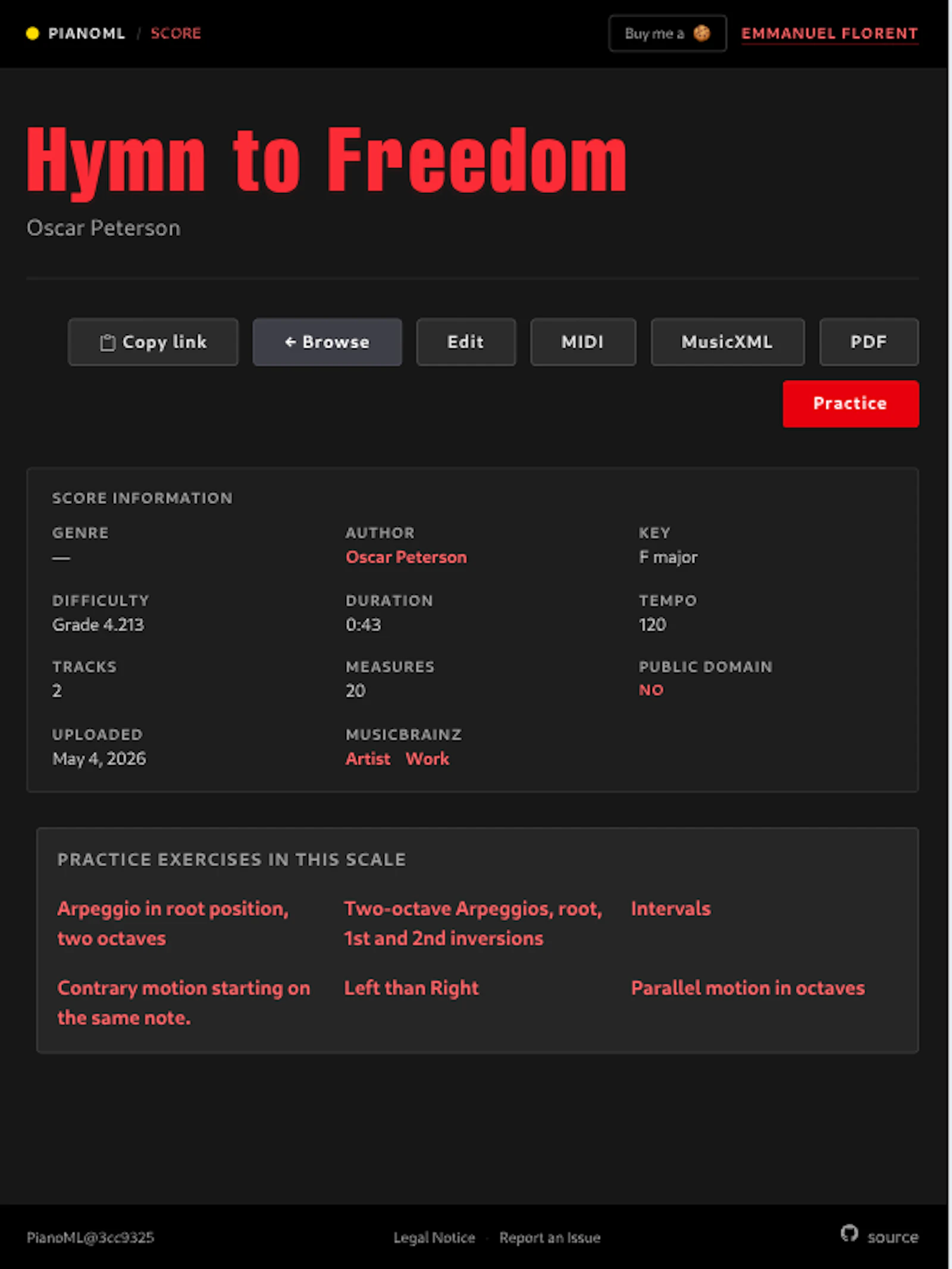 PianoML screenshot 3