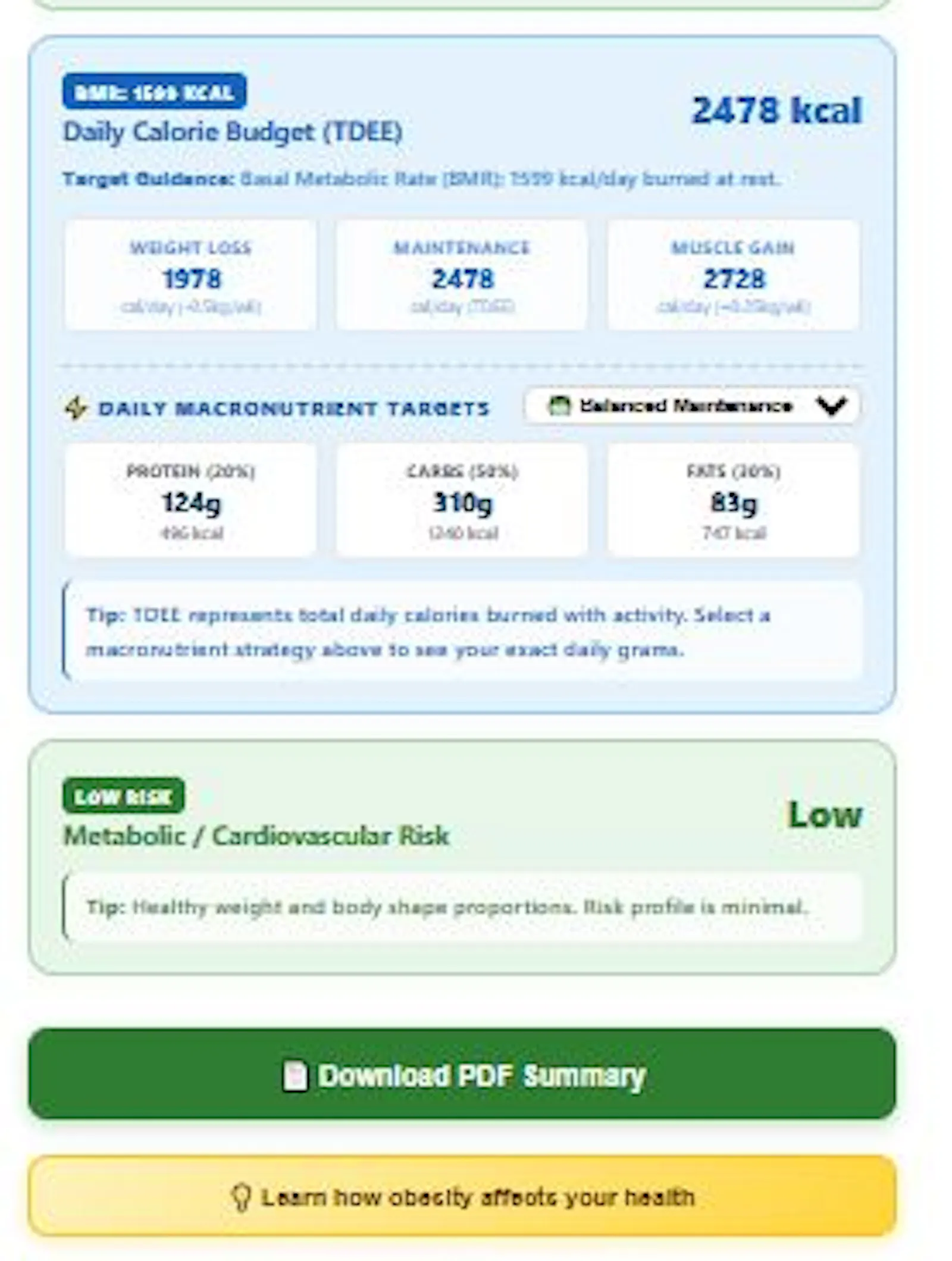 Fitness & BMI Calculator Pro screenshot 3