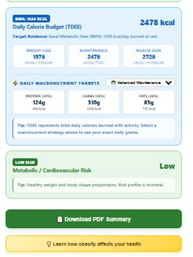 Fitness & BMI Calculator Pro screenshot 3