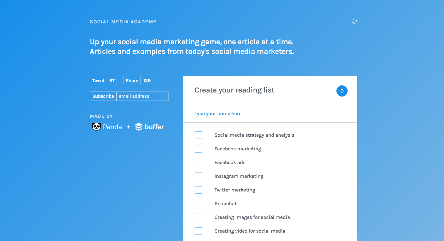 Social Media Academy by Buffer Image