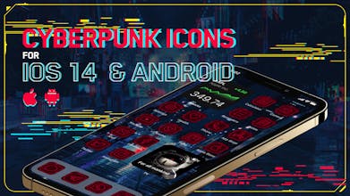 Cyberpunk Icons for iOS 14 & Android gallery image