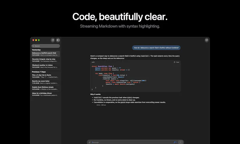 GlassChat screenshot 2
