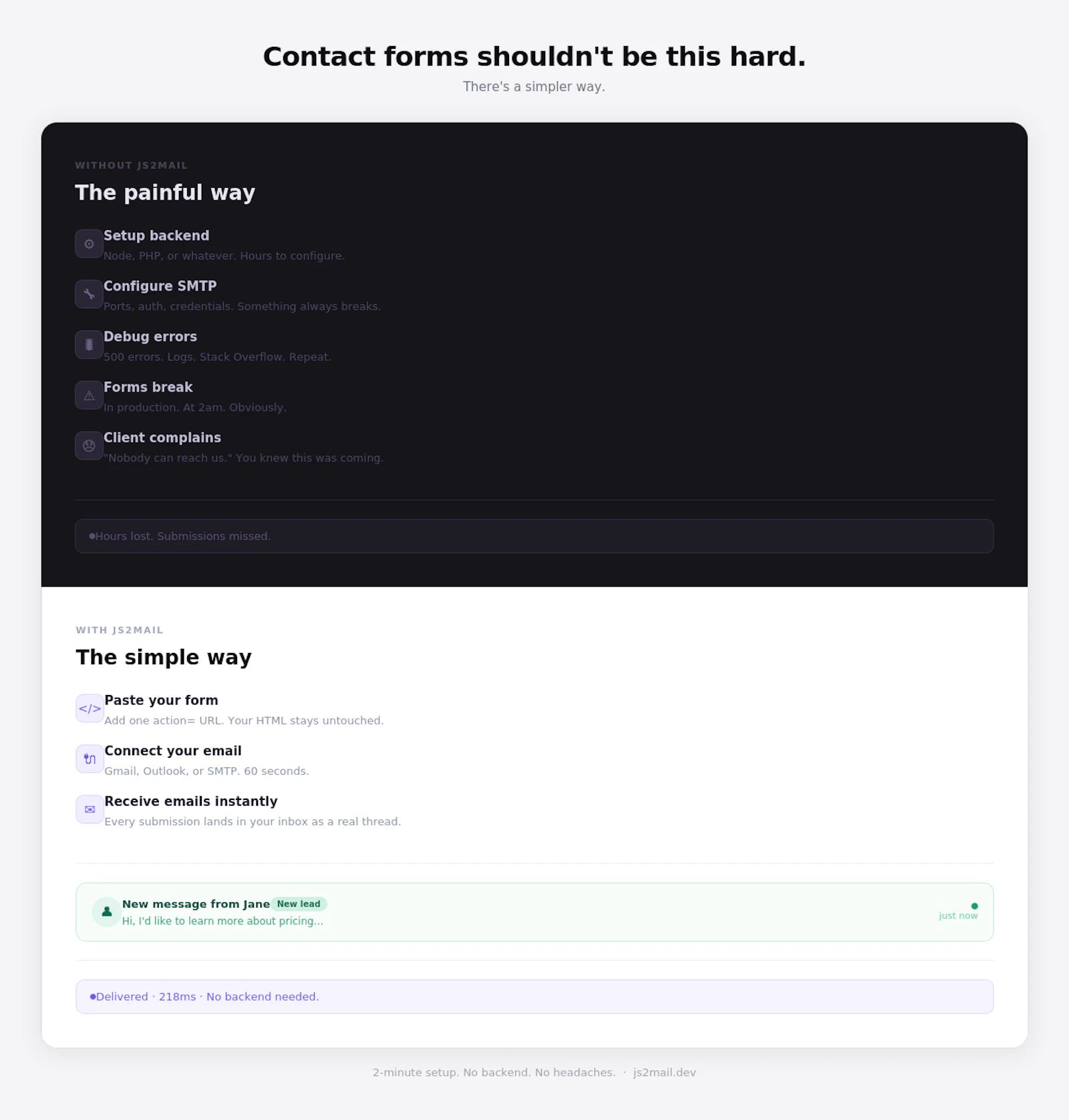 js2mail screenshot 3