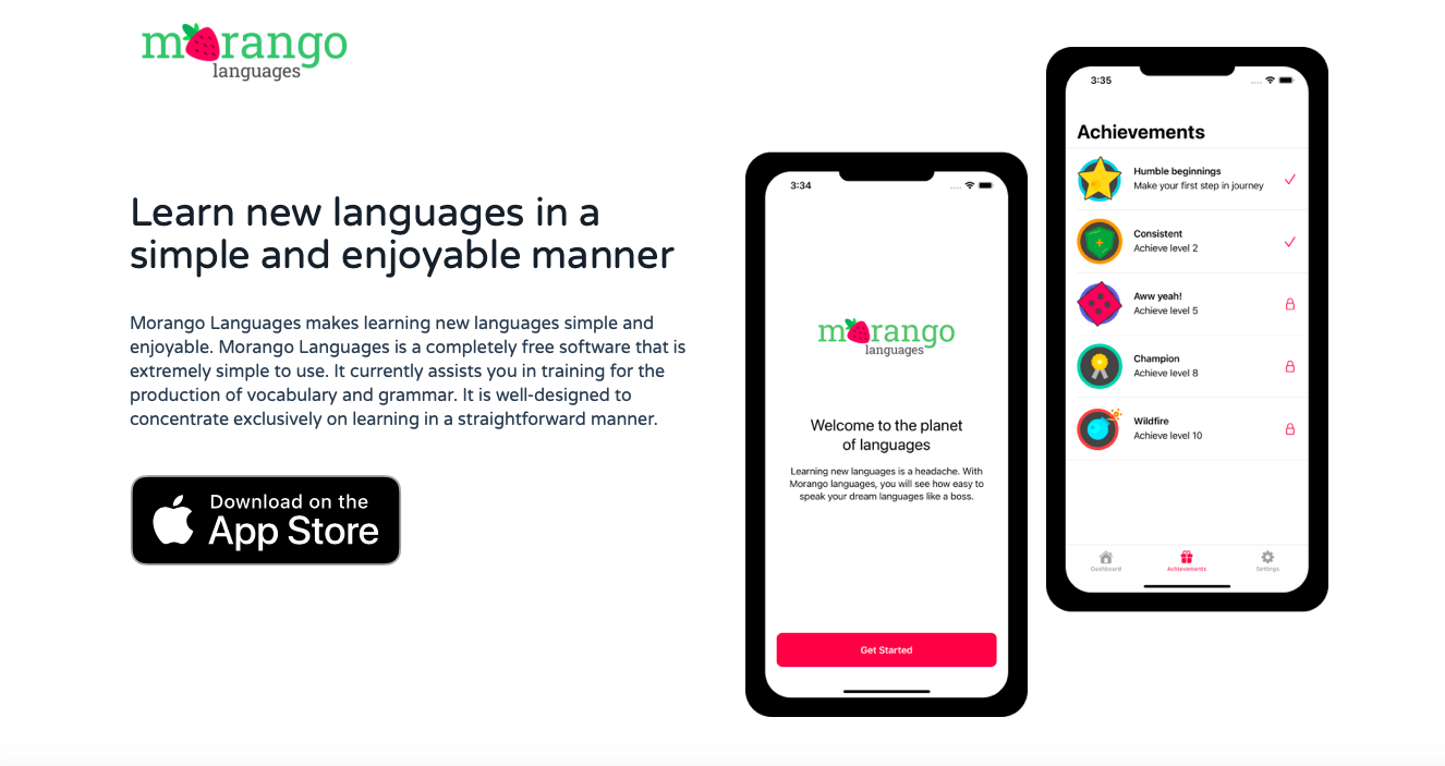 Morango Languages gallery image