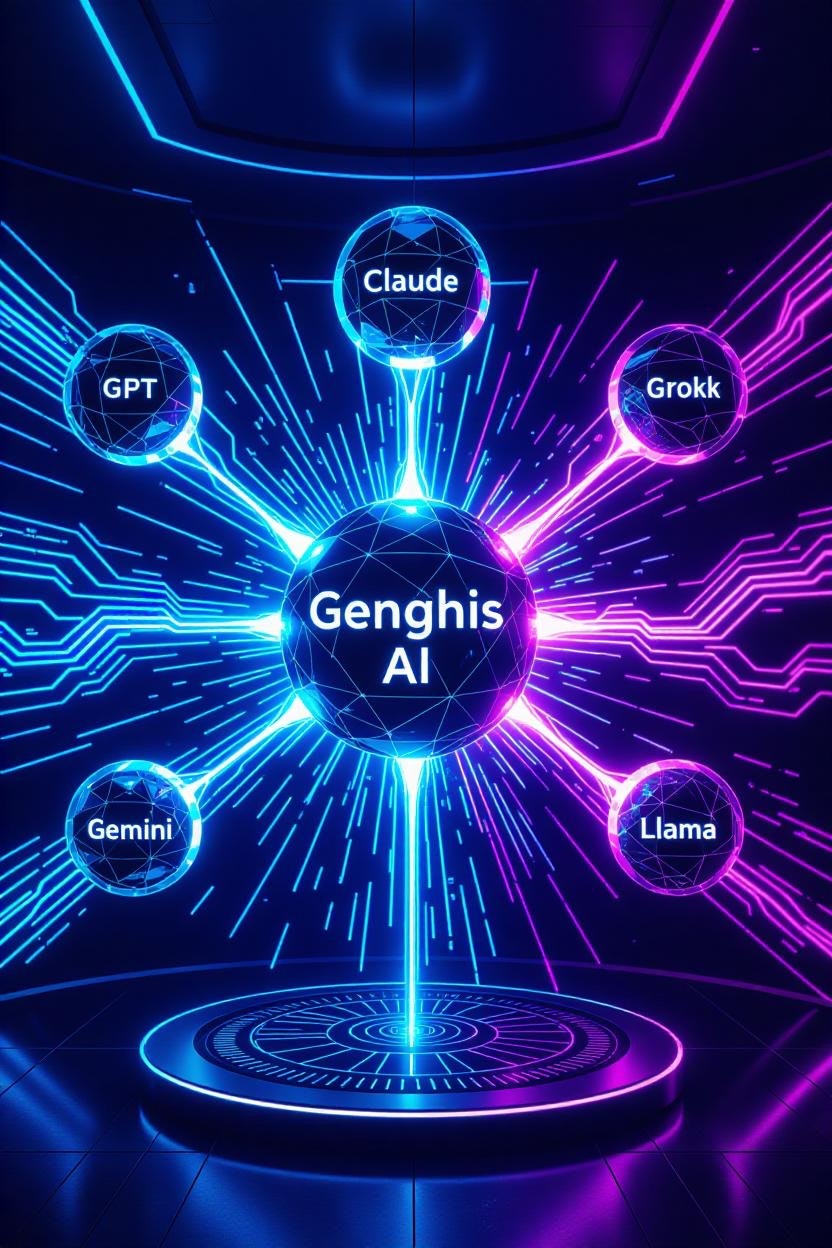 GenghisAI – 5 AIs, 1 Smarter Answer logo