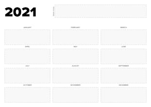 Goal & Task oriented Calendar for 2021 gallery image
