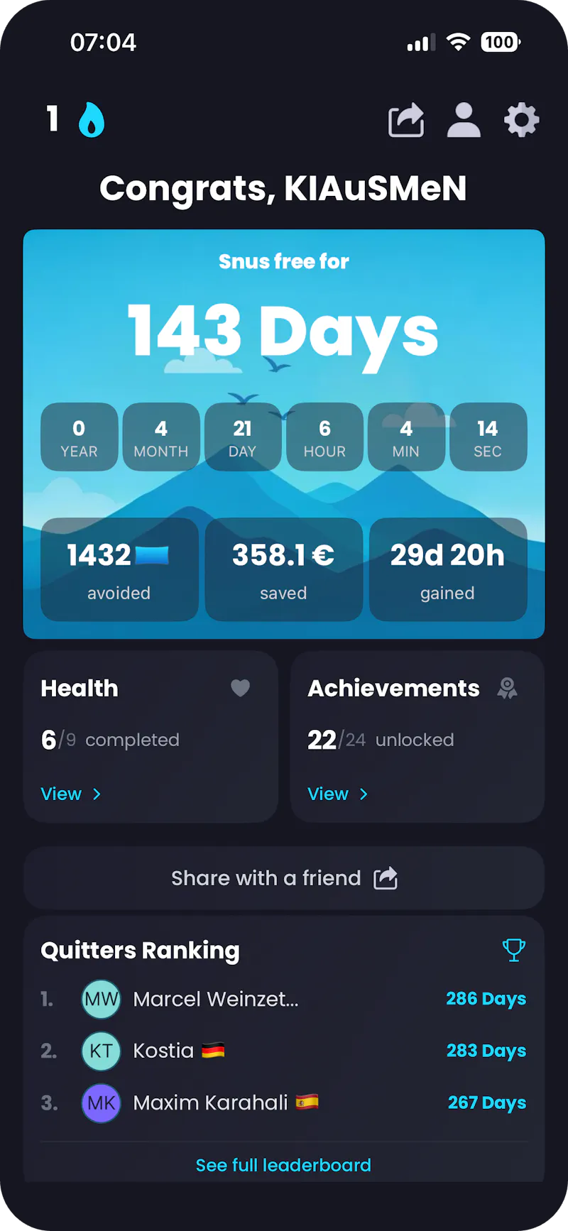 Breezer: Social Snus App screenshot 12
