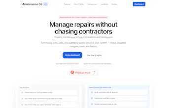 Maintenance OS gallery image