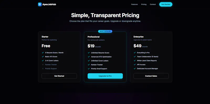 ApexJobHub AI Career Portal screenshot 3