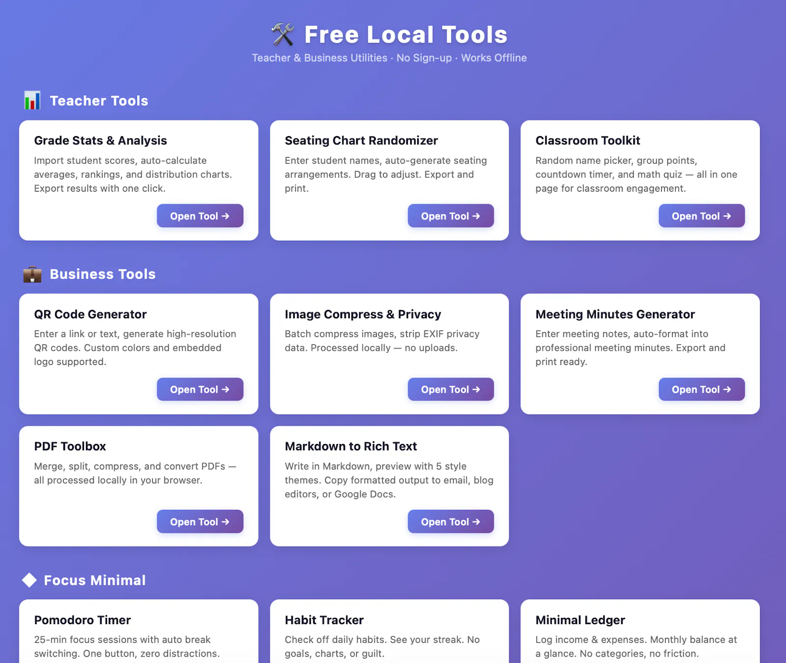 Husir Tools screenshot 1