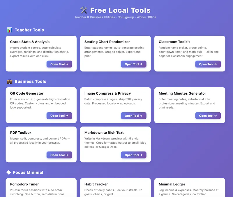 Husir Tools screenshot 1