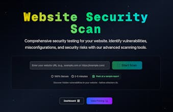 Free Website Security Scan AI-Powered gallery image