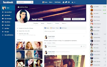 Facebook Flat Chrome Extension gallery image