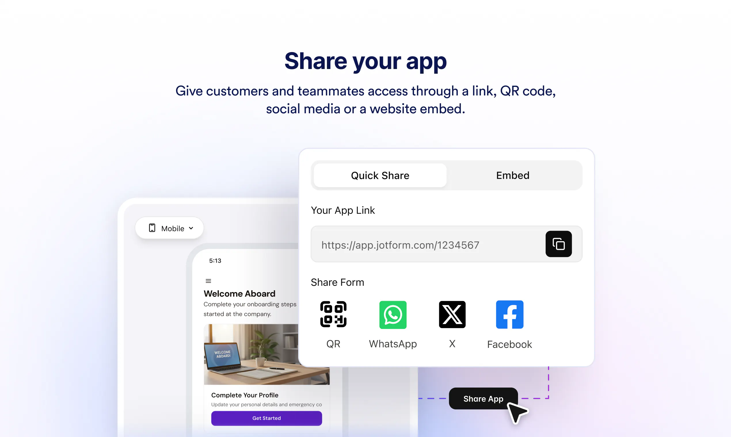 Jotform App Builder for ChatGPT & Claude gallery image