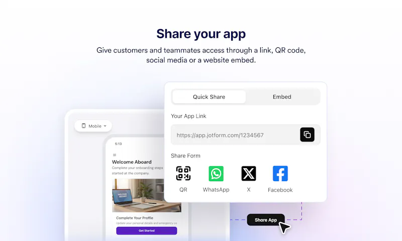 Jotform App Builder for ChatGPT & Claude screenshot 6