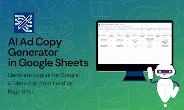 AI Ad Copy Generator in Google Sheets gallery image