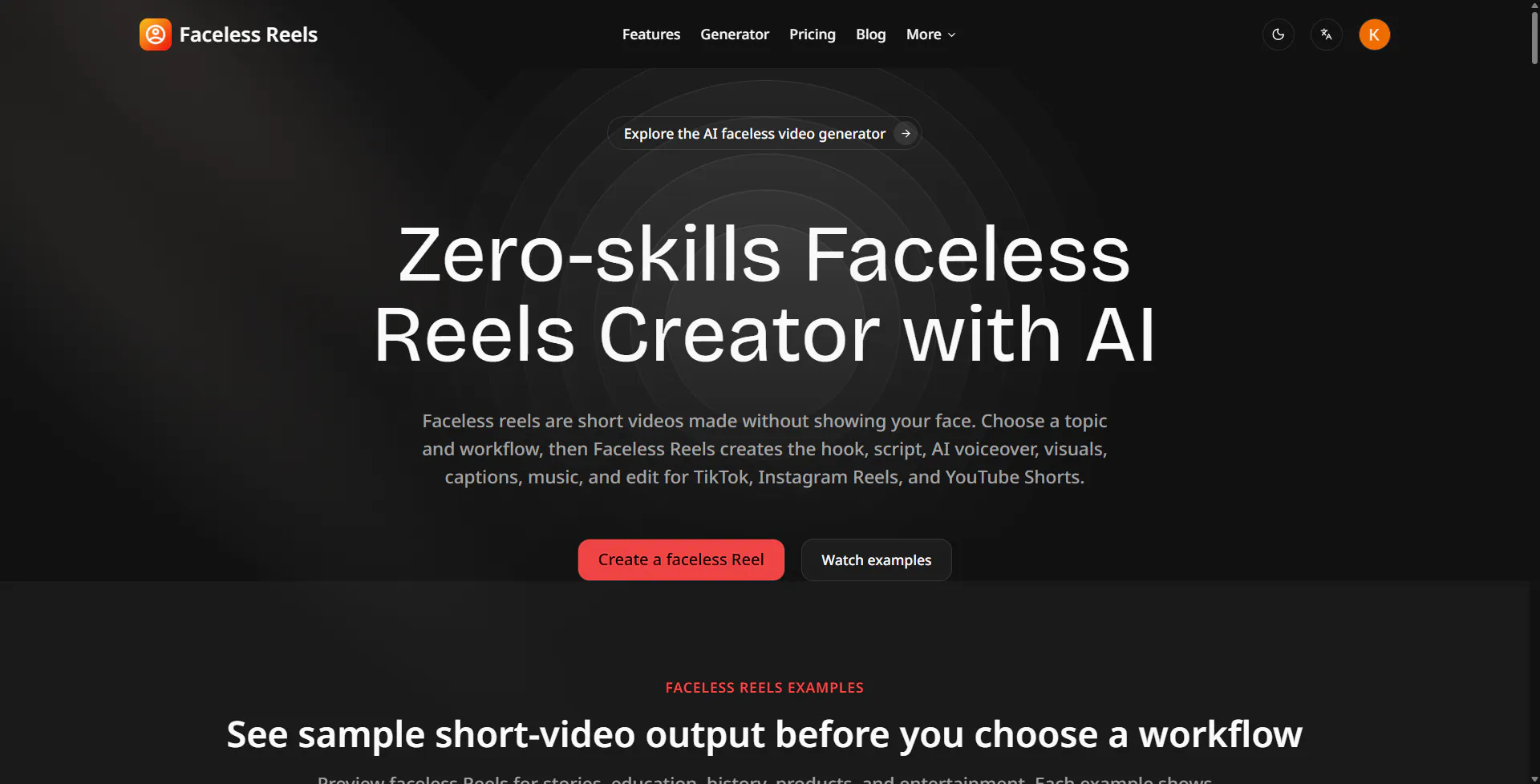 Faceless Reels gallery image