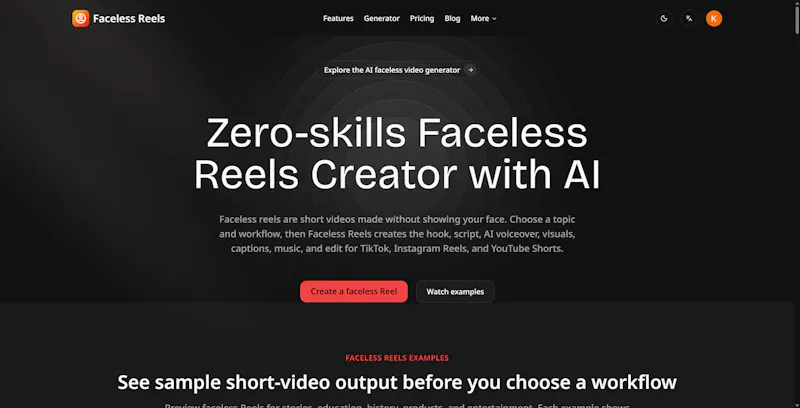 Faceless Reels screenshot 2