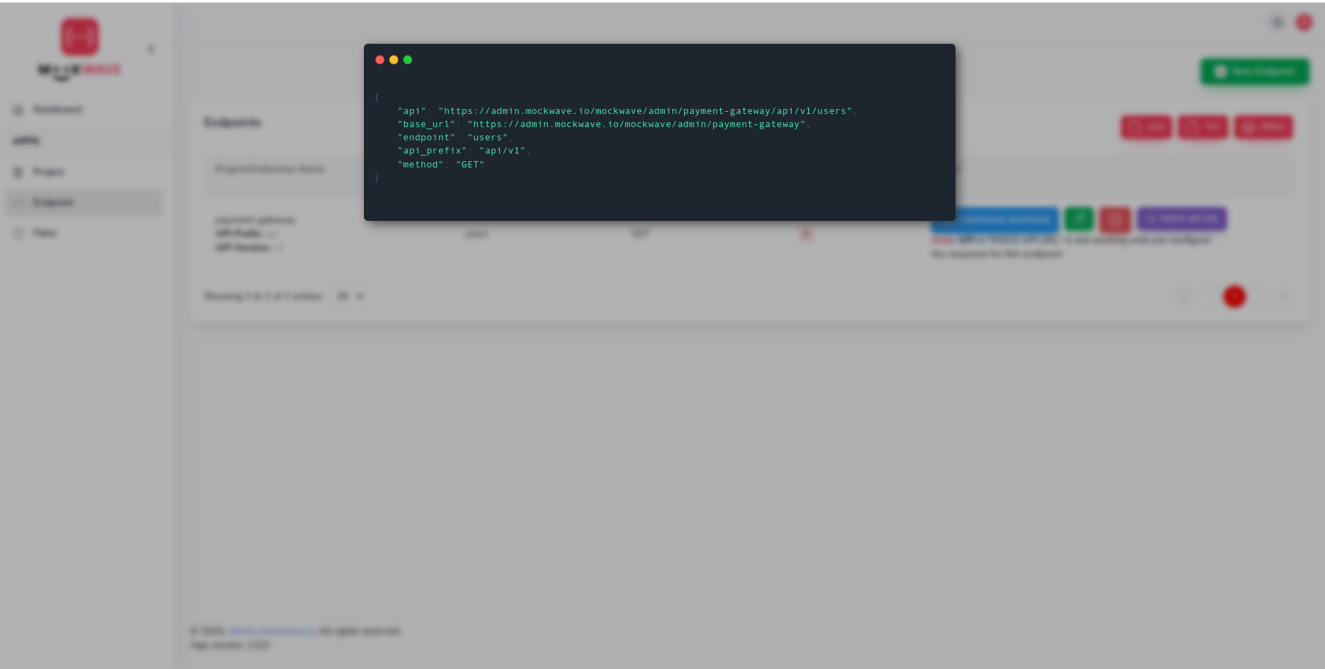 Mockwave - เครื่องมือเยาะเย้ย API ฟรี - แม็กค์เวฟ media 8