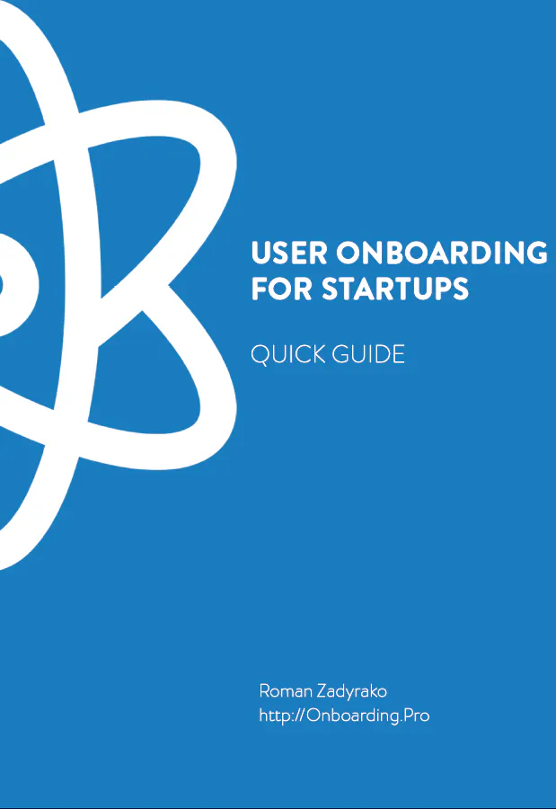 User Onboarding for Startups (Cheat sheet)