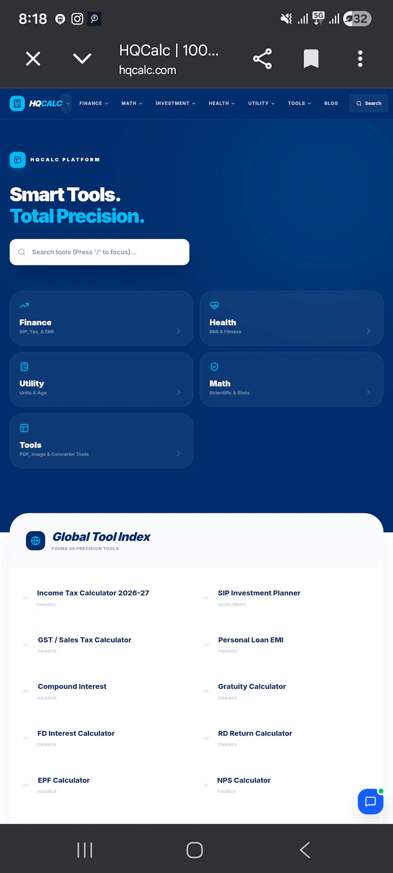 HQCalc screenshot 1