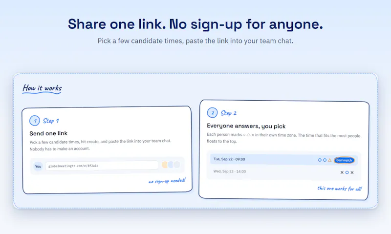 GlobalMeetingTime screenshot 4