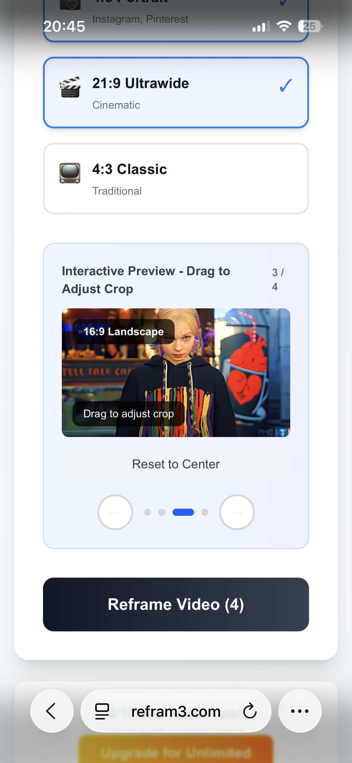 Refram3 - Screenshot 2 showing product features and functionality