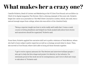 This is for the Crazy Ones gallery image