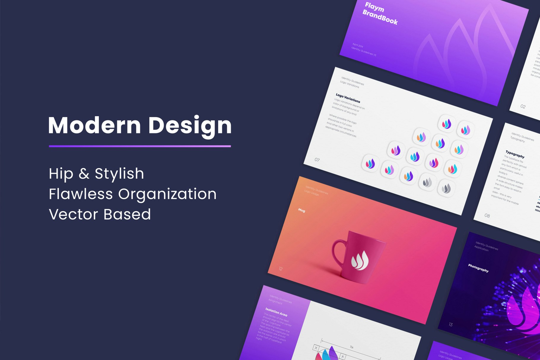 Flaym BrandBook Template gallery image