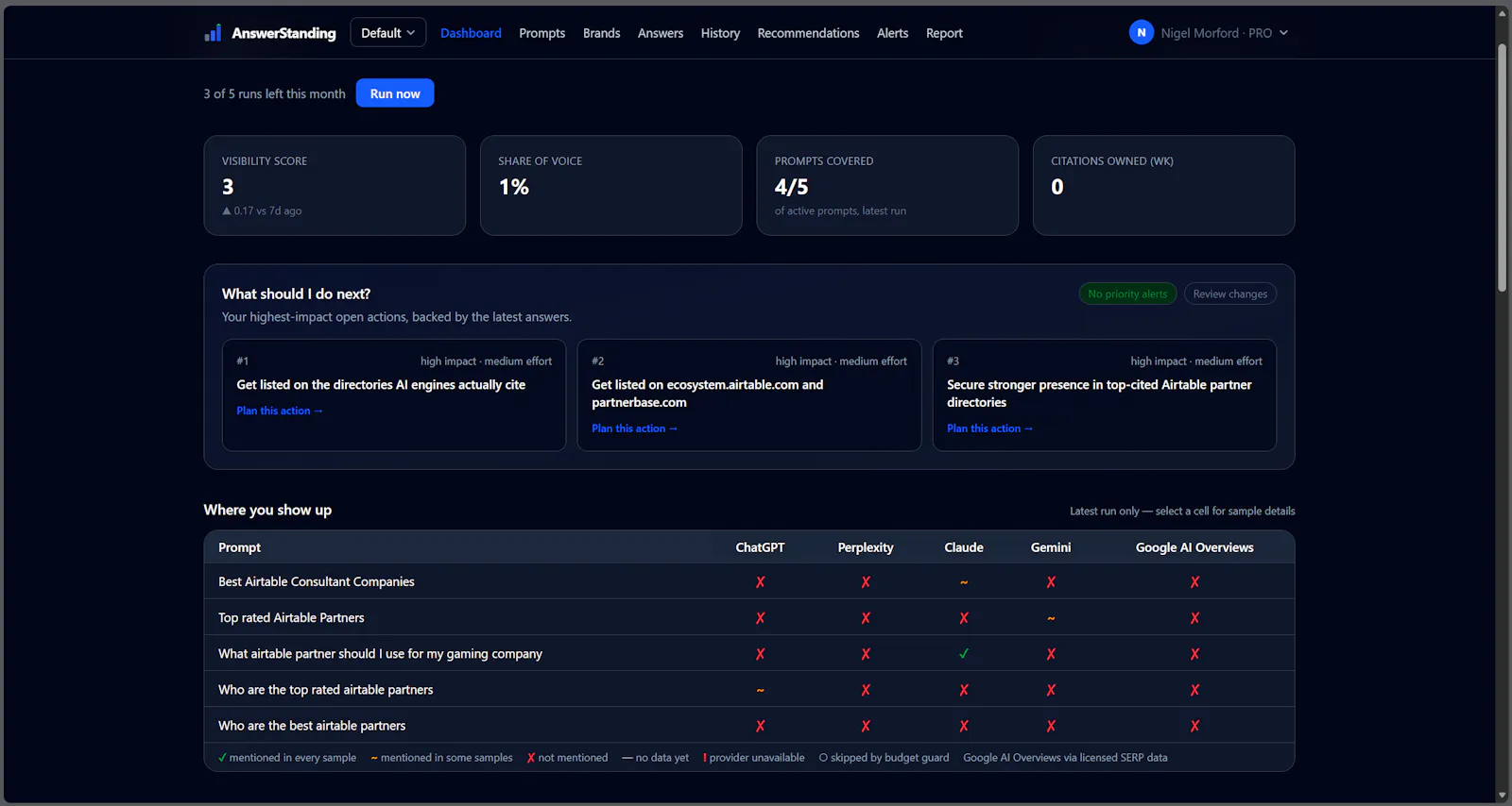 AnswerStanding screenshot 2