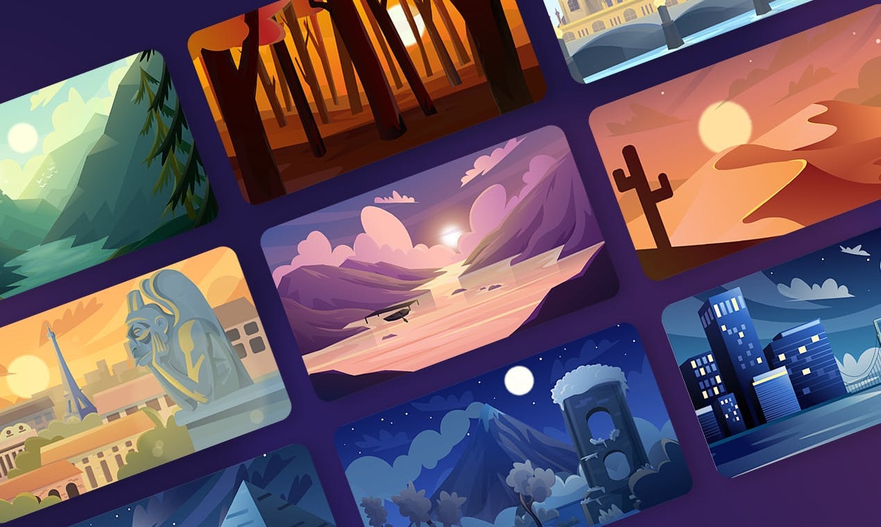 Scenic Chrome Backgrounds gallery image