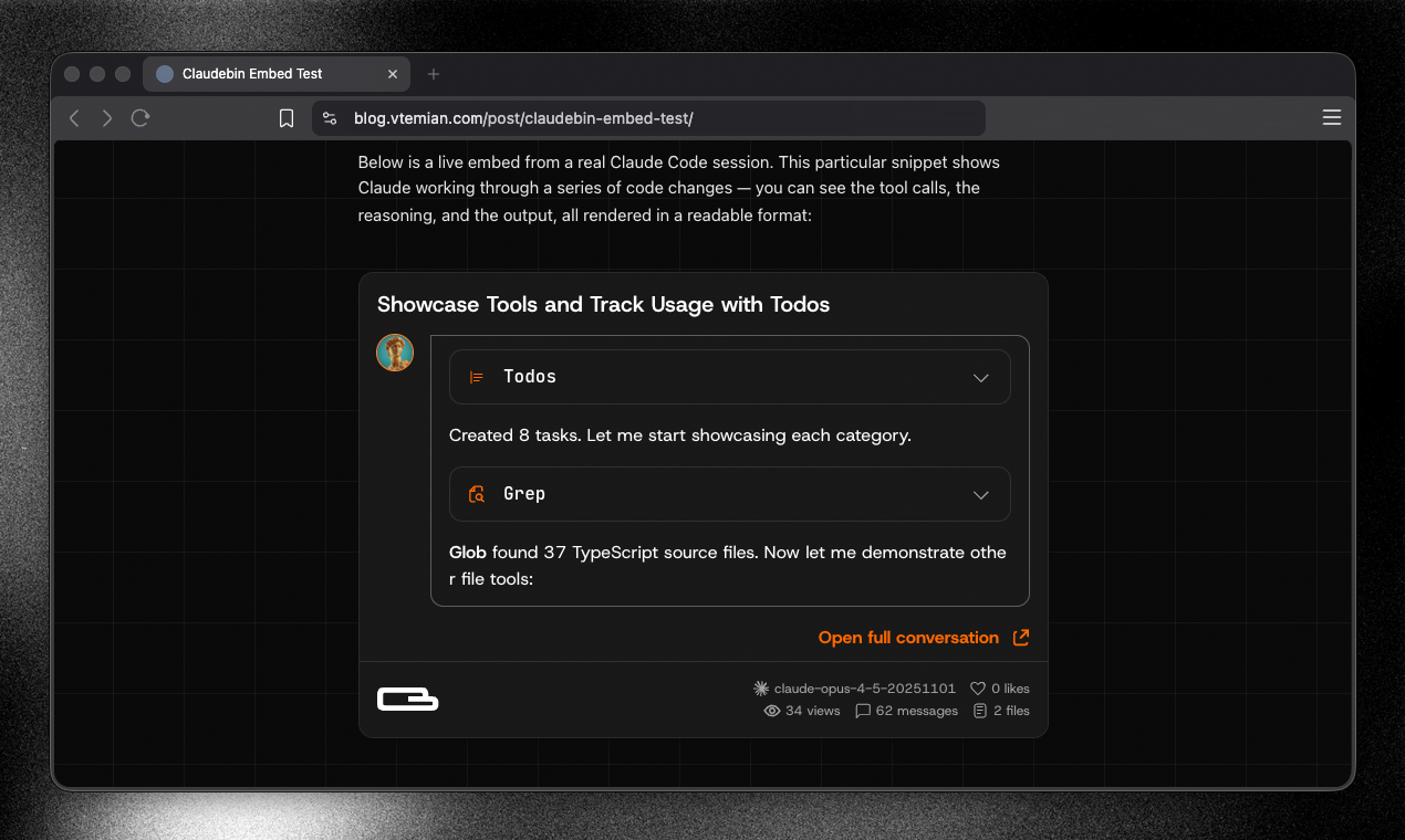 Claudebin gallery image