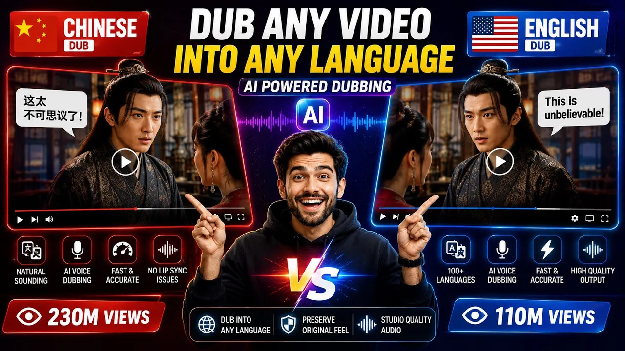 Ai Dubbing - Dub Video Into Any Language gallery image