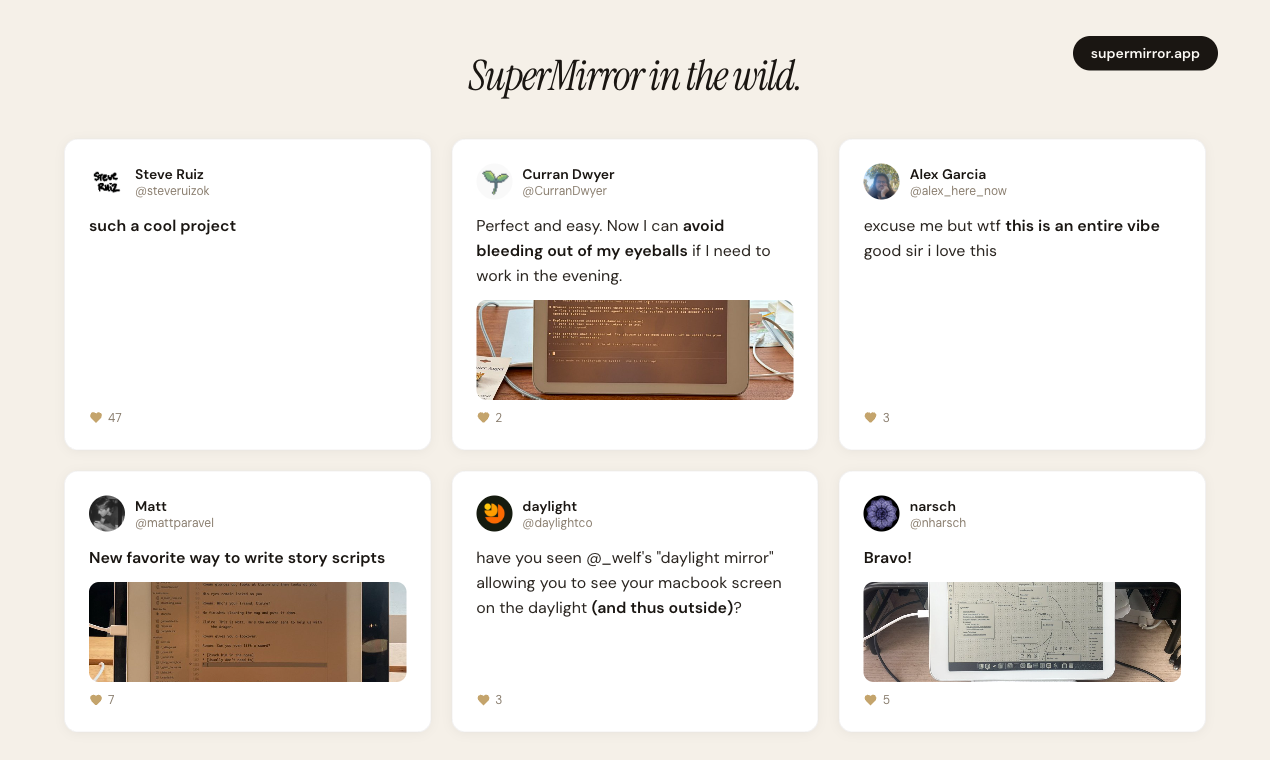 SuperMirror gallery image