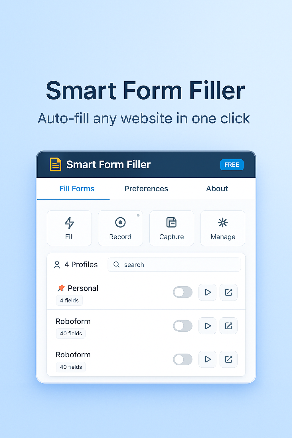 NRKGO – Smart Form Filler gallery image